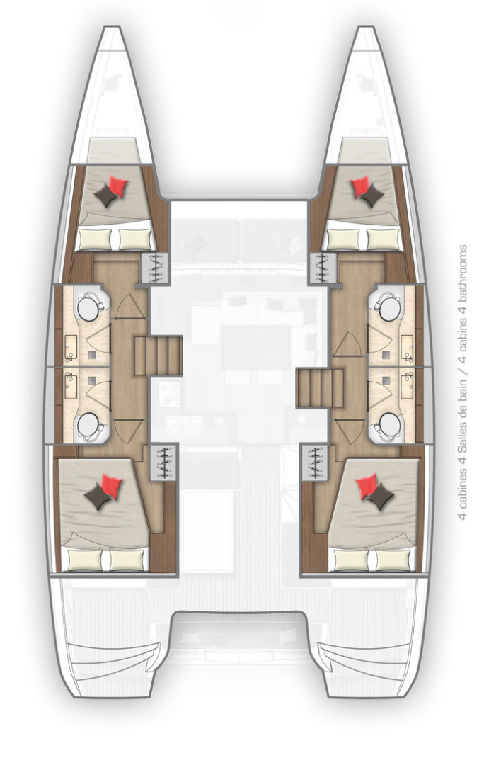 Wynajem w Lefkáda- Lagoon Lagoon 40 na SamBoat