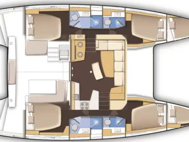 Wynajem Katamaran w Lefkáda - Lagoon Lagoon 42