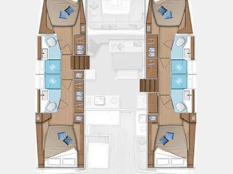 Wynajem łodzi Lagoon Lagoon 46 w Gouvia na SamBoat 