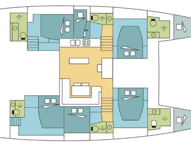Wynajem Katamaran w Lefkáda - Lagoon Lagoon 52 F