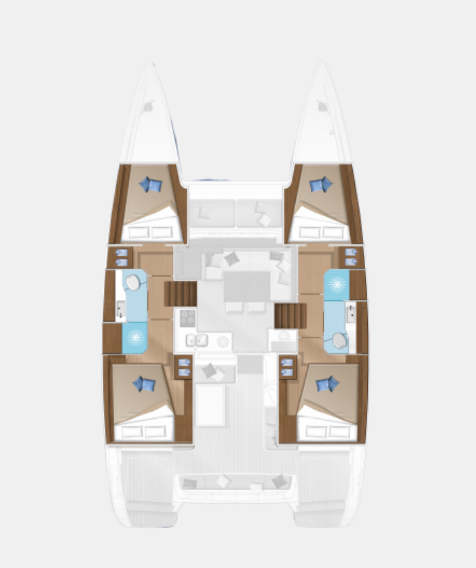 Wynajmij Lagoon Lagoon 40 w Novi Vinodolski