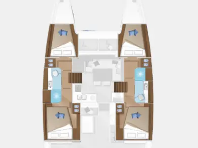 Wynajmij Lagoon Lagoon 40 w Novi Vinodolski
