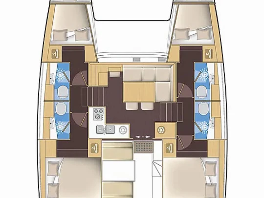 Wynajem łodzi Lagoon Lagoon 39 w Punat na SamBoat 