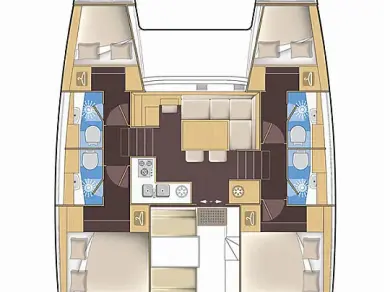 Wynajem łodzi Lagoon Lagoon 39 w Punat na SamBoat 
