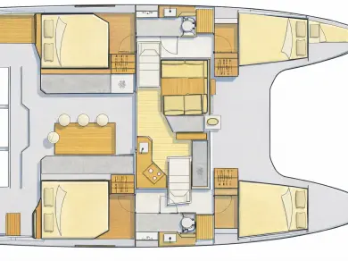 Wynajem Katamaran Nautitech z patentem 