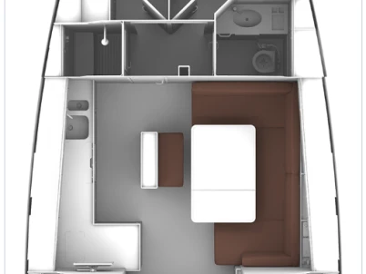 Bavaria Cruiser 46 między profesjonalistami a osobami prywatnymi w Punat