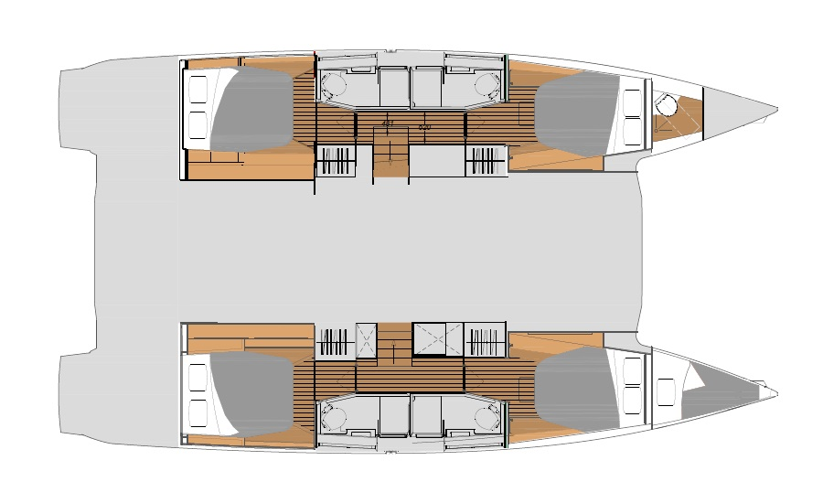 Wynajem Katamaran Fountaine Pajot z patentem 