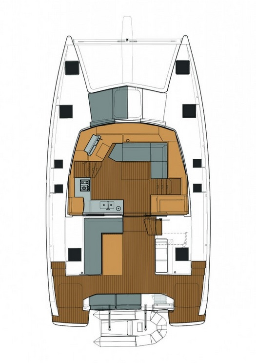 Wynajem Katamaran w Trogir - Fountaine Pajot Lucia 40