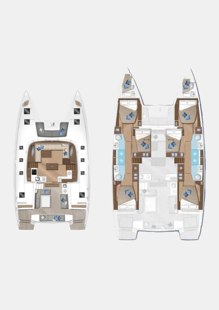 Wynajem łodzi Alimos tanio Lagoon 50