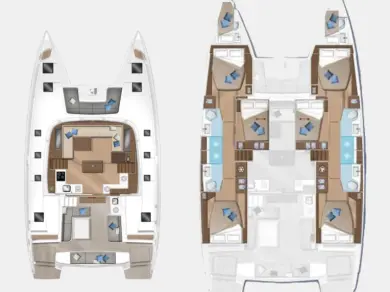 Wynajem łodzi Alimos tanio Lagoon 50