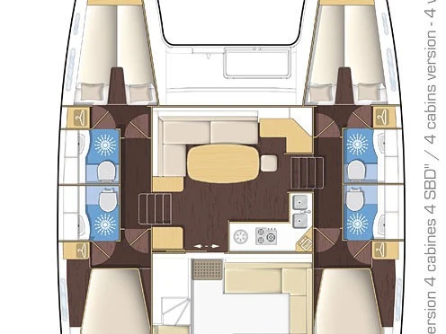 Wynajem Katamaran w Turgutreis - Lagoon Lagoon 400 S2