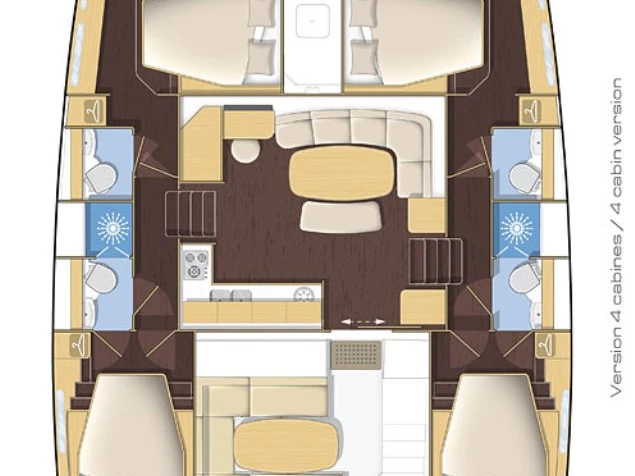 Wynajem łodzi Lagoon Lagoon 421 w Turgutreis na SamBoat 