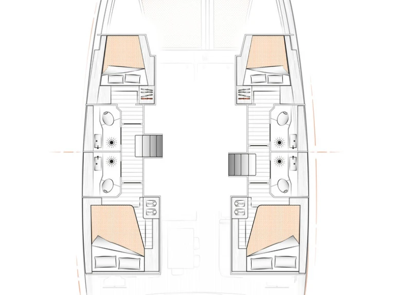 Wynajmij Katamaran z lub bez skippera Excess w Komolac