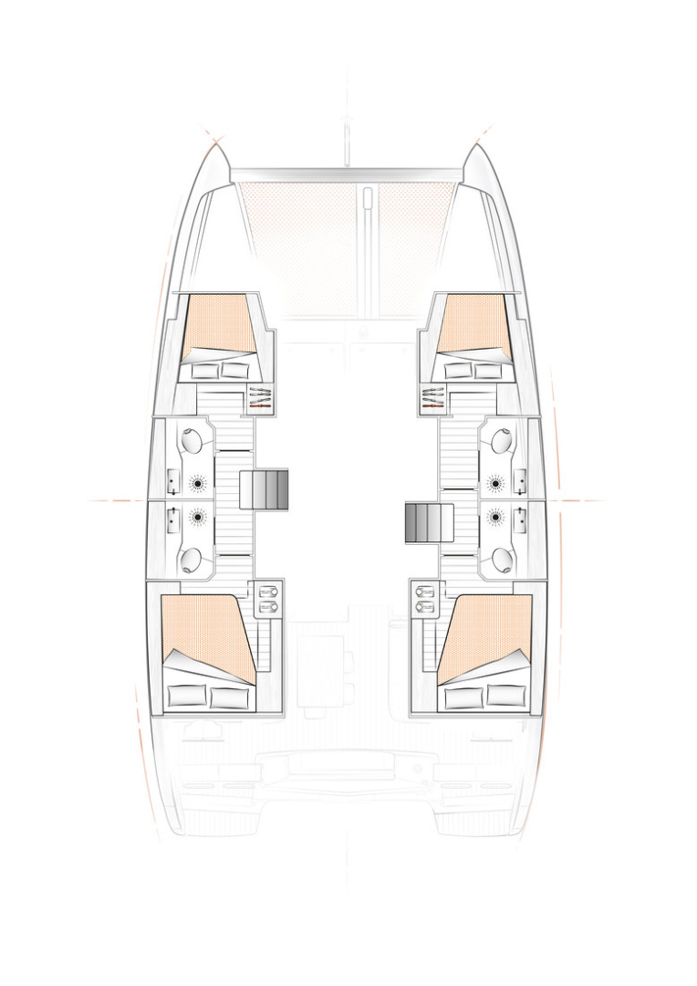 Wynajmij Katamaran z lub bez skippera Excess w Komolac