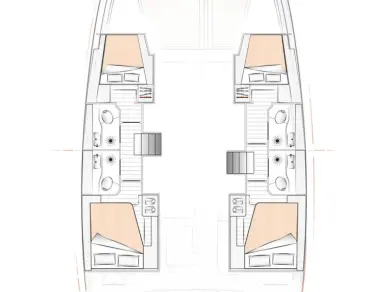 Wynajmij Katamaran z lub bez skippera Excess w Komolac