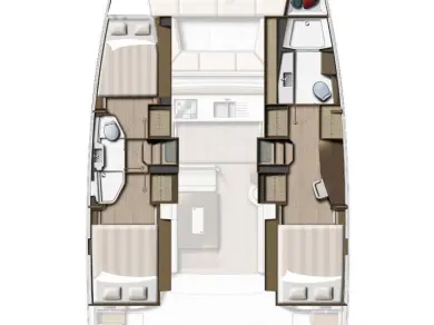 Wynajmij Katamaran z lub bez skippera Bali w Sibenik