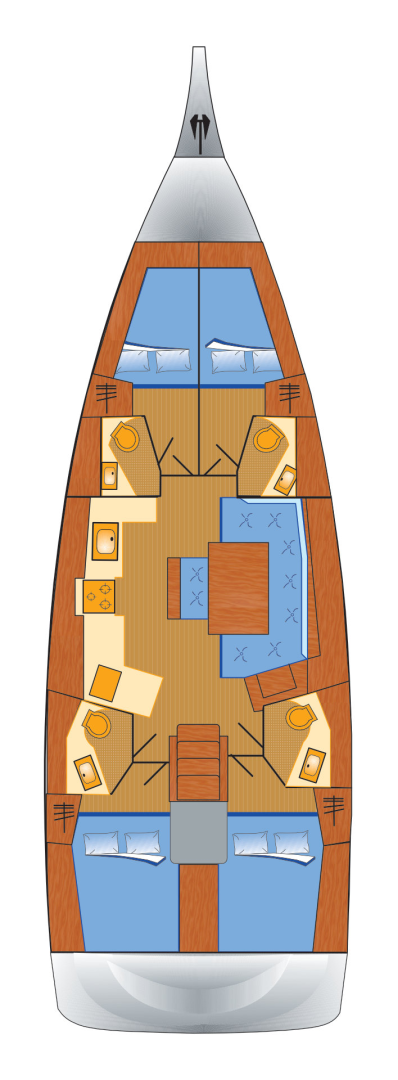 Wynajem Żaglowiec w Can Pastilla - Bénéteau Oceanis 46.1