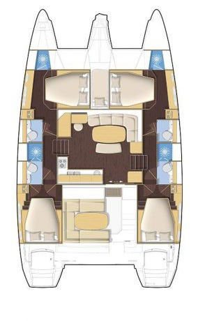 Wynajem łodzi Lagoon Lagoon 420 w Alimos na SamBoat 