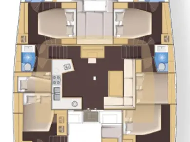 Lagoon Lagoon 52 między profesjonalistami a osobami prywatnymi w Alimos