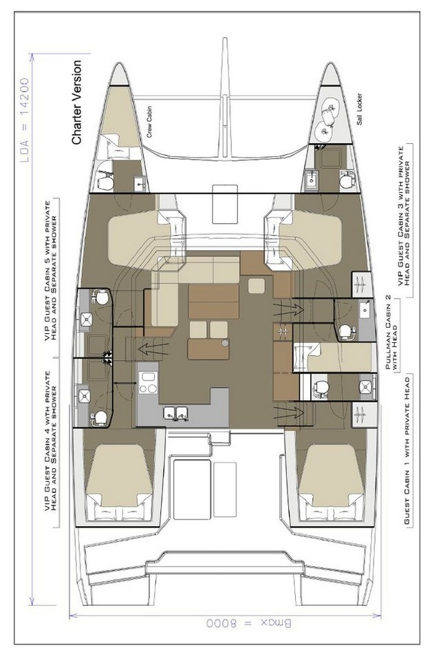Wynajmij Dufour Dufour Catamarans 48 Sail w Pirovac