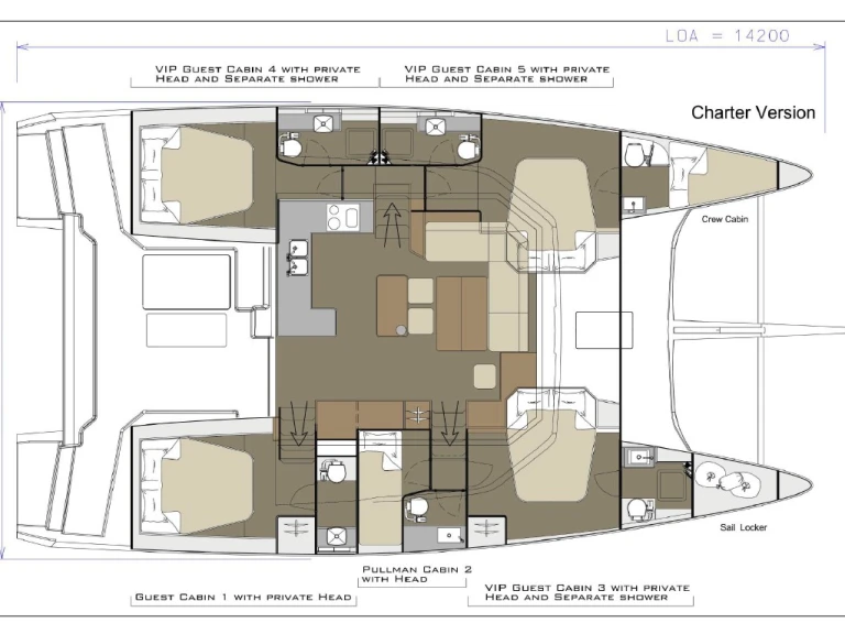 Wynajem łodzi Dufour Dufour Catamarans 48 Sail w Pirovac na SamBoat 