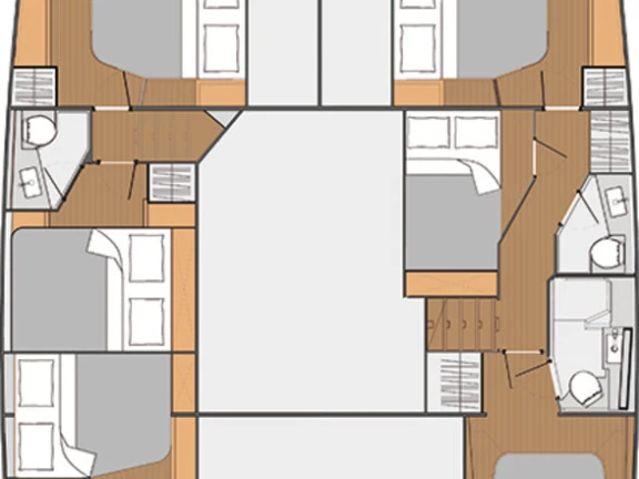 Wynajmij Fountaine Pajot Saba 50 w Trogir