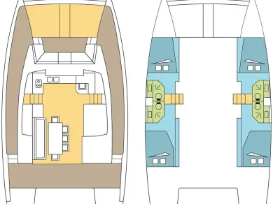 Wynajem Katamaran w Airlie Beach - Bali Bali 4.3