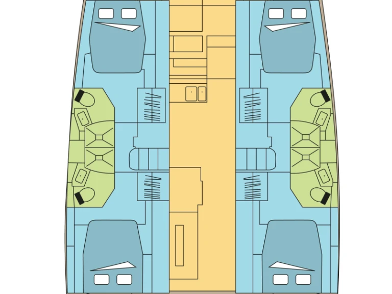 Wynajmij Katamaran z lub bez skippera Bali w Komolac