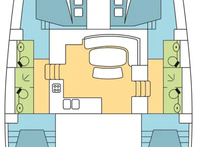 Wynajem Katamaran Lagoon z patentem 