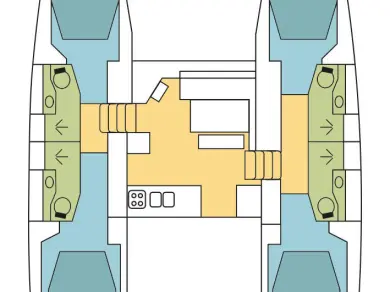 Wynajmij Katamaran z lub bez skippera Lagoon w Nassau