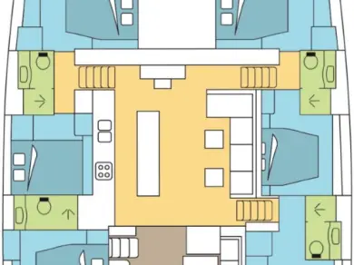 Wynajem Katamaran Lagoon z patentem 