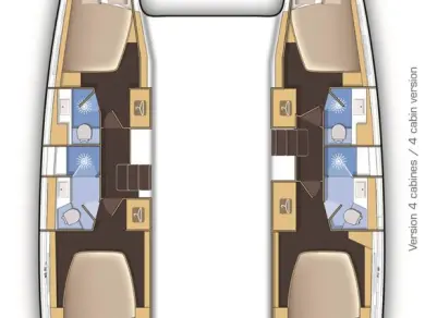 Wynajmij Katamaran z lub bez skippera Lagoon w Primosten