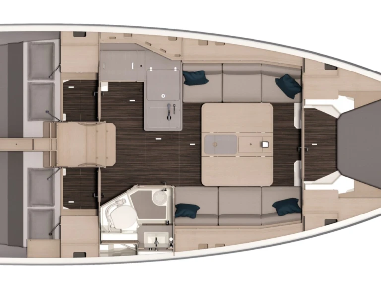 Wynajem Żaglowiec Dufour z patentem 