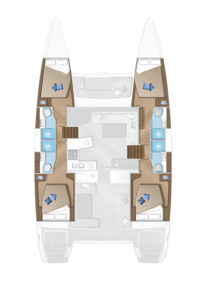 Wynajmij Lagoon Lagoon 450 F w Alimos