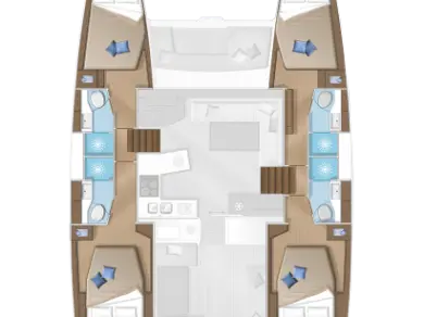 Wynajmij Lagoon Lagoon 450 F w Alimos