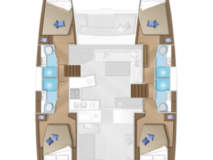 Wynajem Katamaran w Mykonos (wyspa) - Lagoon Lagoon 450 F