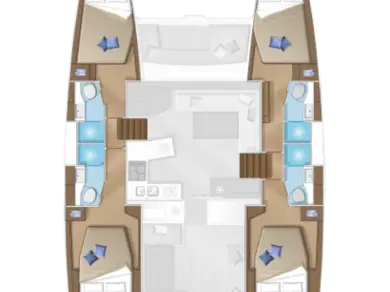 Wynajem Katamaran w Mykonos (wyspa) - Lagoon Lagoon 450 F