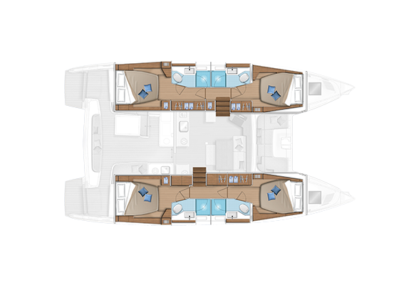 Lagoon Lagoon 46 między profesjonalistami a osobami prywatnymi w Alimos