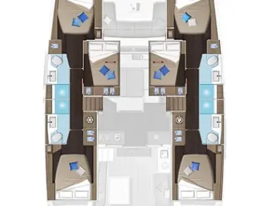 Wynajmij Katamaran z lub bez skippera Lagoon w Alimos