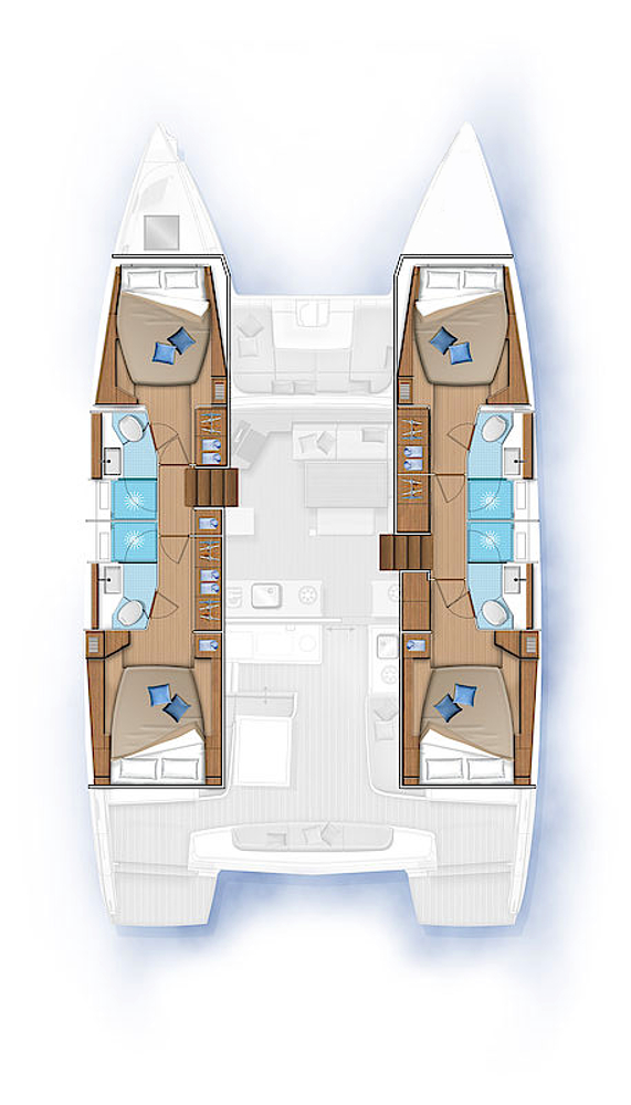 Wynajmij Katamaran z lub bez skippera Lagoon w Sukosan