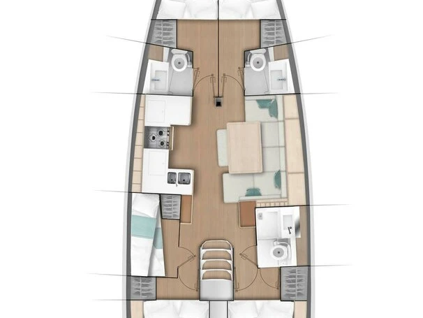 Wynajmij Jeanneau Sun Odyssey 490 w Kaş