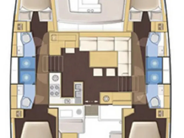 Wynajem łodzi Lagoon Lagoon 450 F w Marmaris na SamBoat 