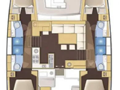 Wynajem łodzi Lagoon Lagoon 450 F w Marmaris na SamBoat 