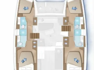 Wynajem łodzi Lagoon Lagoon 42 w Ao Po na SamBoat 