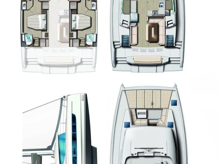 Wynajem Katamaran Bali z patentem 