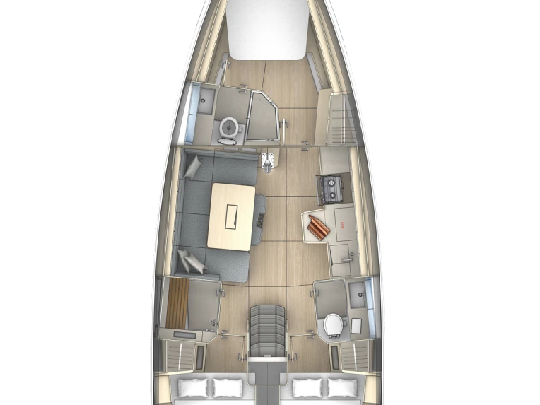Dufour Dufour 41 między profesjonalistami a osobami prywatnymi w Marsylia