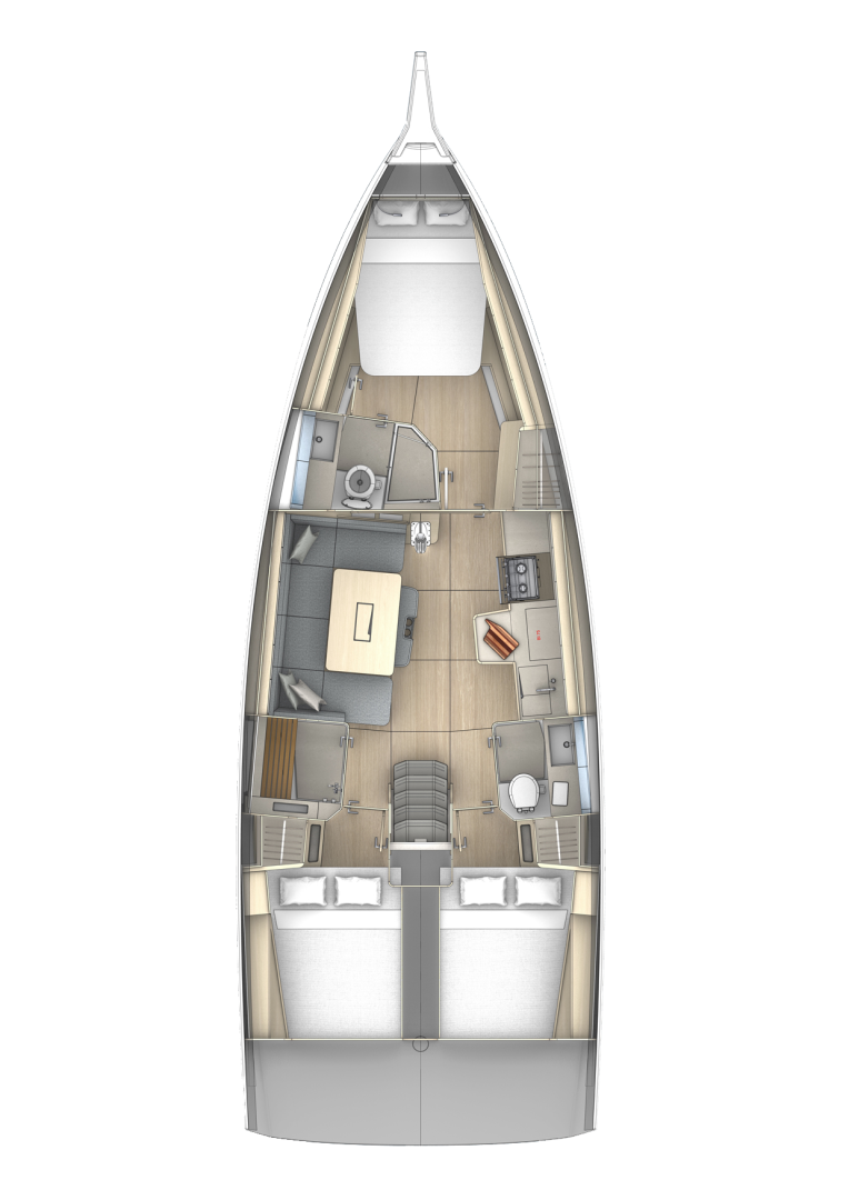 Dufour Dufour 41 między profesjonalistami a osobami prywatnymi w Marsylia