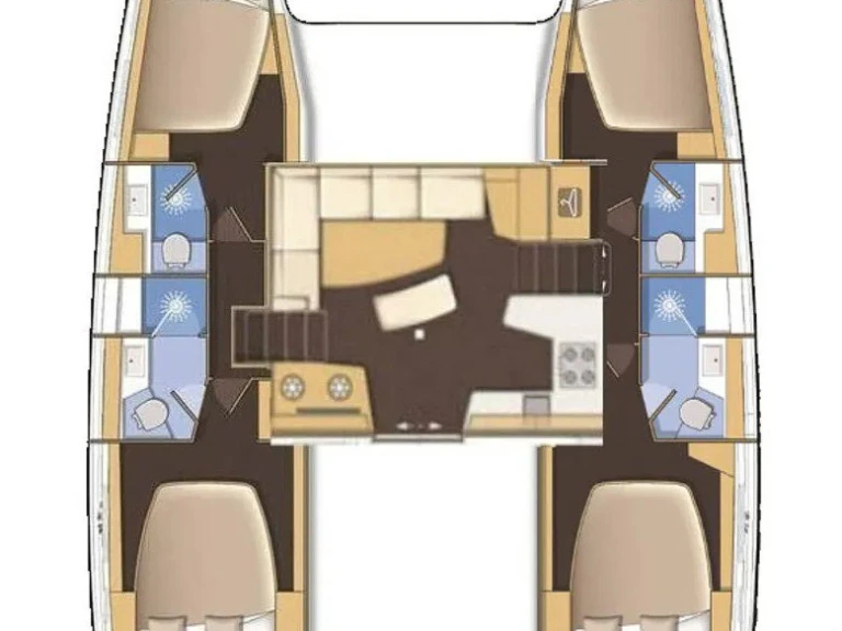 Wynajem łodzi Mahé tanio Lagoon 42