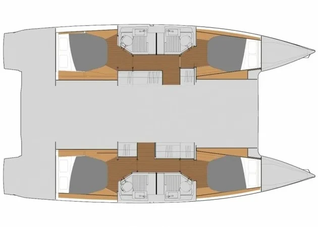 Wynajem Katamaran w Primosten - Fountaine Pajot Astrea 42