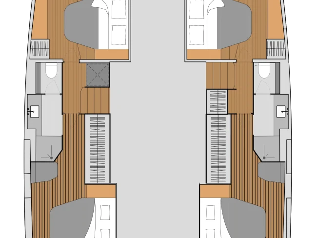 Wynajem łodzi Fountaine Pajot Aura 51 w La Rochelle na SamBoat 